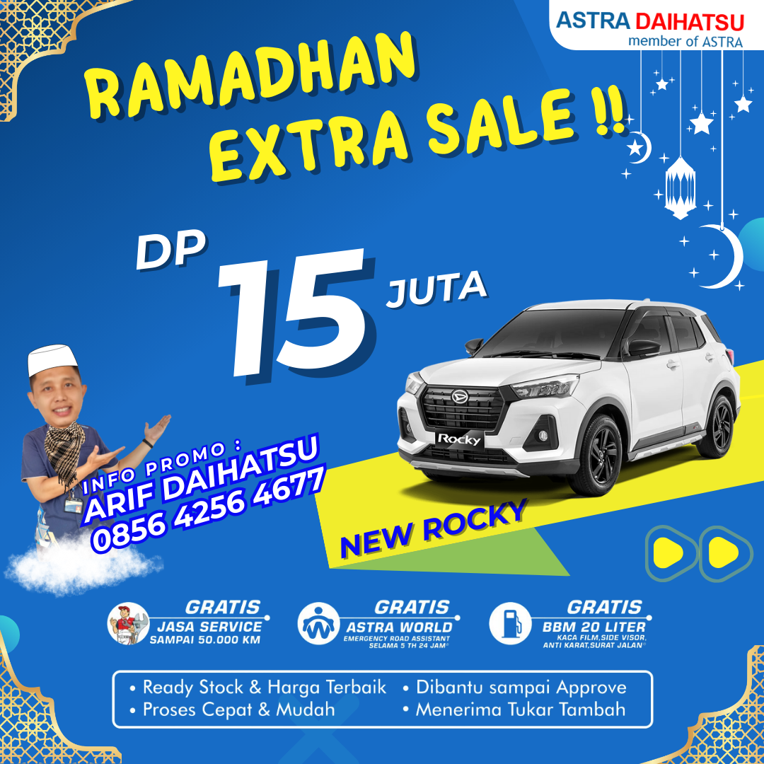 EXTRA PROMO RAMADHAN ROCKY DP 15 JUTA