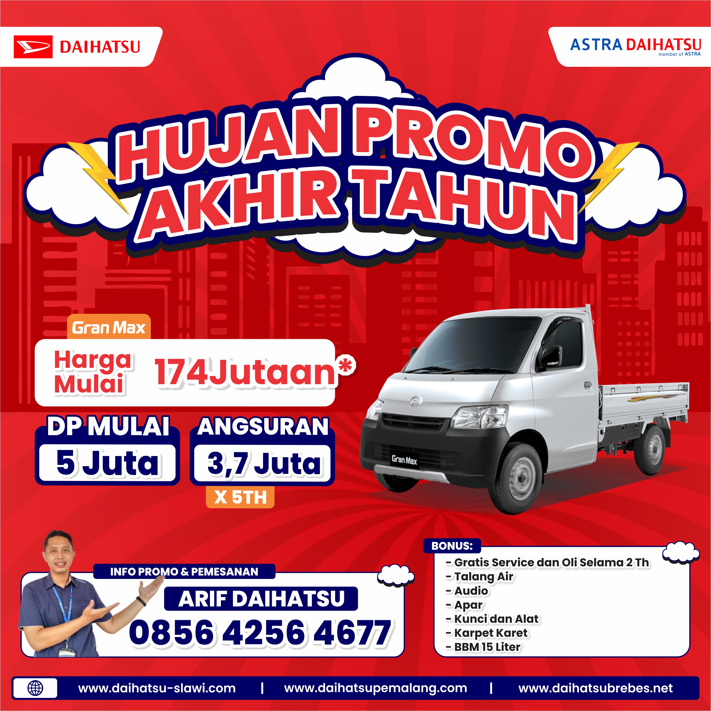 AMEIZING PROMO GRANMAX PICK UP DP 6 JUTAAN