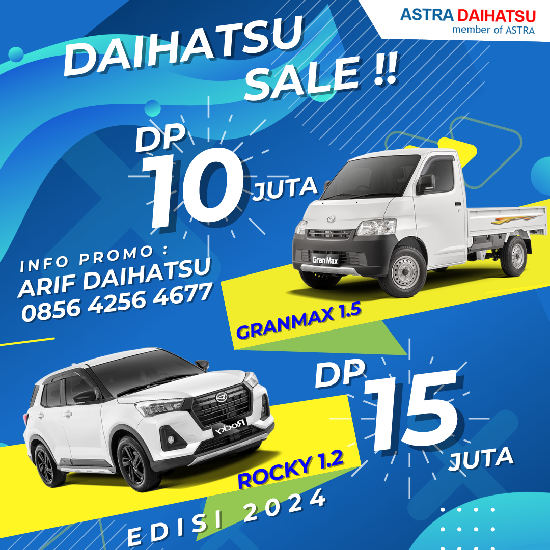 PROMO AWAL TAHUN GRANMAX PICK UP 1.5 DP 10 JUTAAN